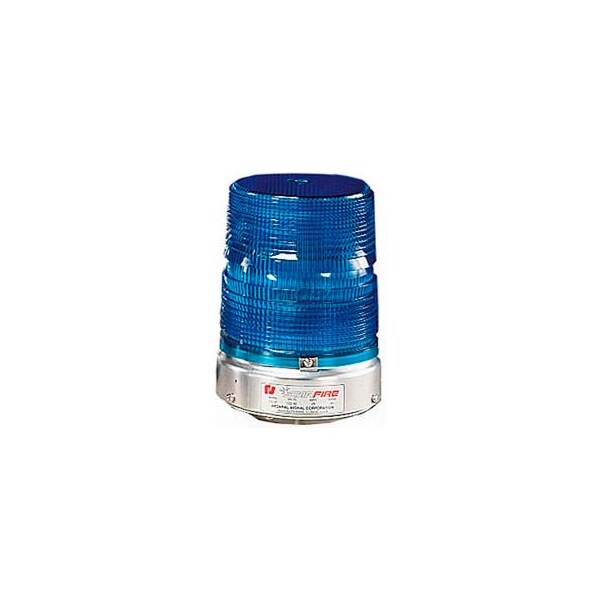 Strobe, 120VAC, Pipe Mount, Blue